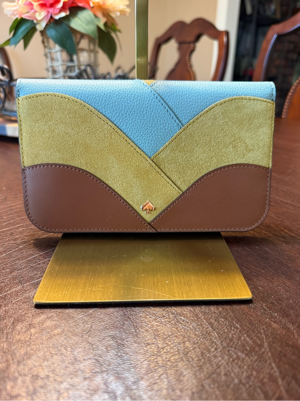 Kate Spade Nadine patchwork, medium clutch wallet